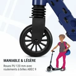 Bon marché 🎉 Fun Pro Rollers Et Skateboards Trottinette Enfants THREE Deluxe 😍 -Vetements-de-sport Soldes Magasin 10039562 fr 0006 logo