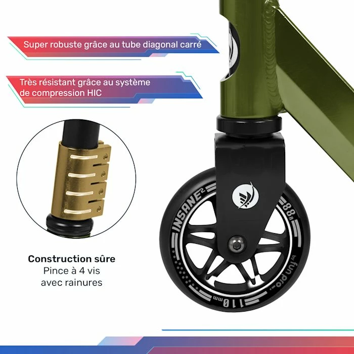 Meilleur prix 🥰 Fun Pro Rollers Et Skateboards Trottinette Stunt Insane² ⌛ 3 Meilleur prix 🥰 Fun Pro Rollers Et Skateboards Trottinette Stunt Insane² ⌛ – Image 3