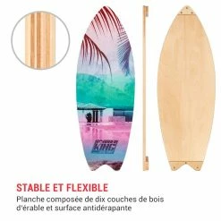 Vente flash 👏 BoarderKING Planches D'équilibre Indoorboard Wave Planche D'équilibre + Tapis + Rouleau 🌟 -Vetements-de-sport Soldes Magasin 10039573 fr 0003 logo
