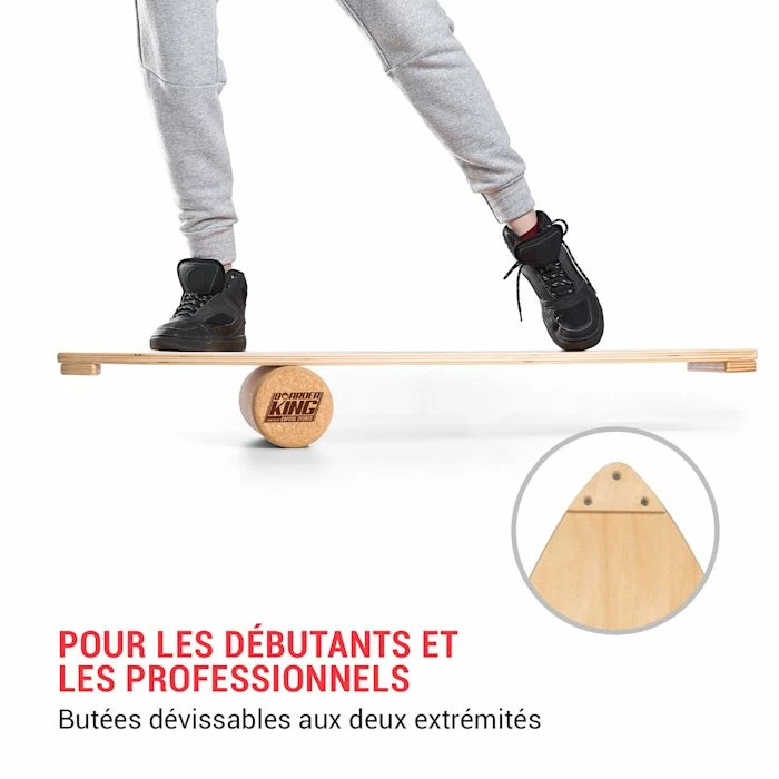 De gros 🥰 BoarderKING Planches D'équilibre Indoorboard Wave Planche D'équilibre + Tapis + Rouleau ✔️ 6 De gros 🥰 BoarderKING Planches D'équilibre Indoorboard Wave Planche D'équilibre + Tapis + Rouleau ✔️ – Image 6