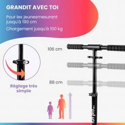 Tout neuf 🎉 Fun Pro Rollers Et Skateboards Trottinette FIVE Deluxe ✨ -Vetements-de-sport Soldes Magasin 10039587 fr 0004 logo