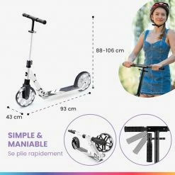 Nouveau 🎉 Fun Pro Rollers Et Skateboards Trottinette FIVE Deluxe 😉 -Vetements-de-sport Soldes Magasin 10039589 fr 0006 logo