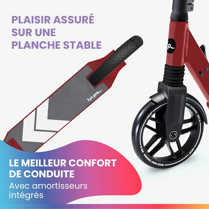 Remise 🤩 Fun Pro Rollers Et Skateboards Trottinette FIVE ⌛ 4 Remise 🤩 Fun Pro Rollers Et Skateboards Trottinette FIVE ⌛ – Image 4