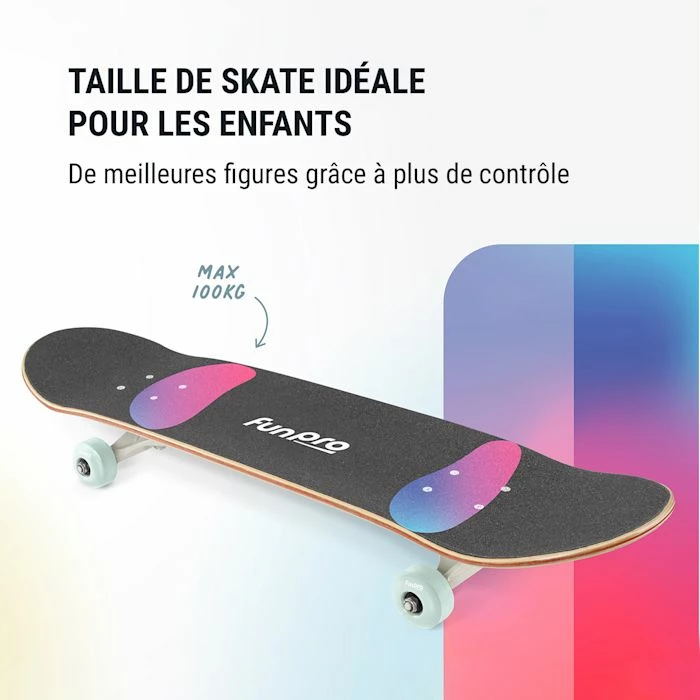 Le moins cher 🥰 Fun Pro Rollers Et Skateboards Petit Skateboard Skate 21 ❤️ 3 Le moins cher 🥰 Fun Pro Rollers Et Skateboards Petit Skateboard Skate 21 ❤️ – Image 3