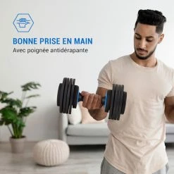 Vente flash 👍 Capital Sports Haltères Haltère Court Réglable Delo 12,5 Kg ❤️ -Vetements-de-sport Soldes Magasin 10040008 fr 0004 logo