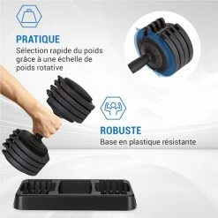 Vente flash 😍 Capital Sports Haltères Haltère Court Réglable Delo 25 Kg 💯 8 Vente flash 😍 Capital Sports Haltères Haltère Court Réglable Delo 25 Kg 💯 -Vetements-de-sport Soldes Magasin 10040009 fr 0003 logo