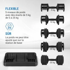 Vente flash 😍 Capital Sports Haltères Haltère Court Réglable Delo 25 Kg 💯 10 Vente flash 😍 Capital Sports Haltères Haltère Court Réglable Delo 25 Kg 💯 -Vetements-de-sport Soldes Magasin 10040009 fr 0005 logo