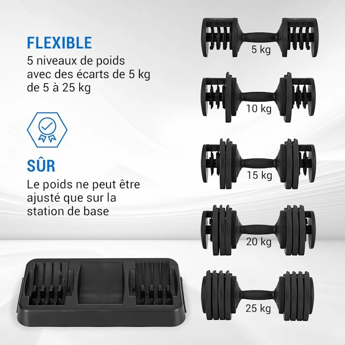 Vente flash 😍 Capital Sports Haltères Haltère Court Réglable Delo 25 Kg 💯 5 Vente flash 😍 Capital Sports Haltères Haltère Court Réglable Delo 25 Kg 💯 – Image 5