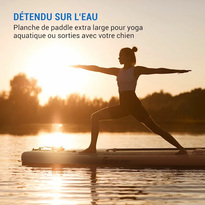 Nouveau ❤️ Capital Sports Planche De Paddle SUP Mokulau SUP-Board-Set 336 🥰 3 Nouveau ❤️ Capital Sports Planche De Paddle SUP Mokulau SUP-Board-Set 336 🥰 – Image 3
