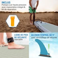 Meilleure affaire 🤩 Capital Sports Planche De Paddle SUP Kipu Allrounder 365 Planche à Pagaie Gonflable Kit De Planche De SUP 😉 -Vetements-de-sport Soldes Magasin 10040316 fr 0004 logo