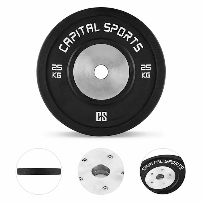 Meilleure vente 😀 Capital Sports Disques Pour Haltère Inval Set Disques De Poids ❤️ – Image 2