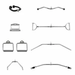 Budget 🌟 Capital Sports Accessoires De Musculation Mastergym Set Support De Câble De Traction ⌛