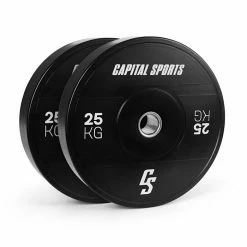 Offres 🔥 Capital Sports Disques Pour Haltère Elongate 2020 Bumper Plate 😉