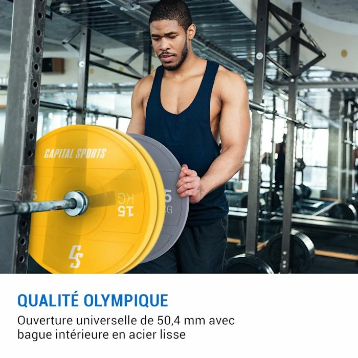 Nouveau ⭐ Capital Sports Disques Pour Haltère Nipton 2021 Plaque De Poids 😉 3 Nouveau ⭐ Capital Sports Disques Pour Haltère Nipton 2021 Plaque De Poids 😉 – Image 3