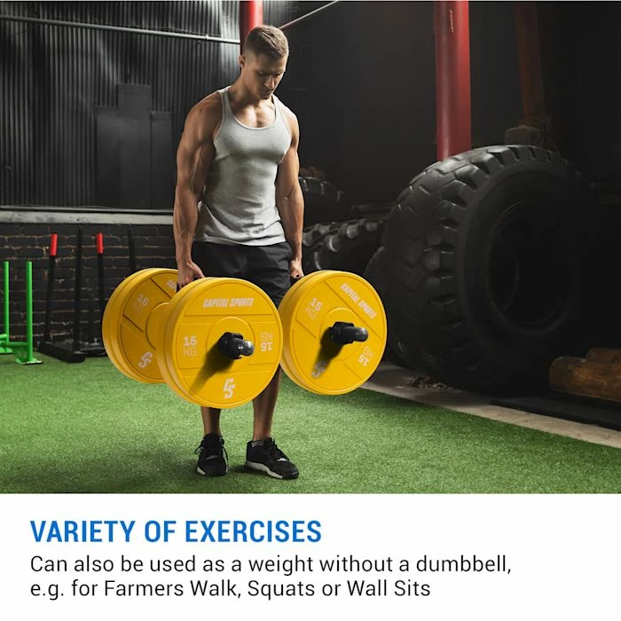 Nouveau ⭐ Capital Sports Disques Pour Haltère Nipton 2021 Plaque De Poids 😉 4 Nouveau ⭐ Capital Sports Disques Pour Haltère Nipton 2021 Plaque De Poids 😉 – Image 4