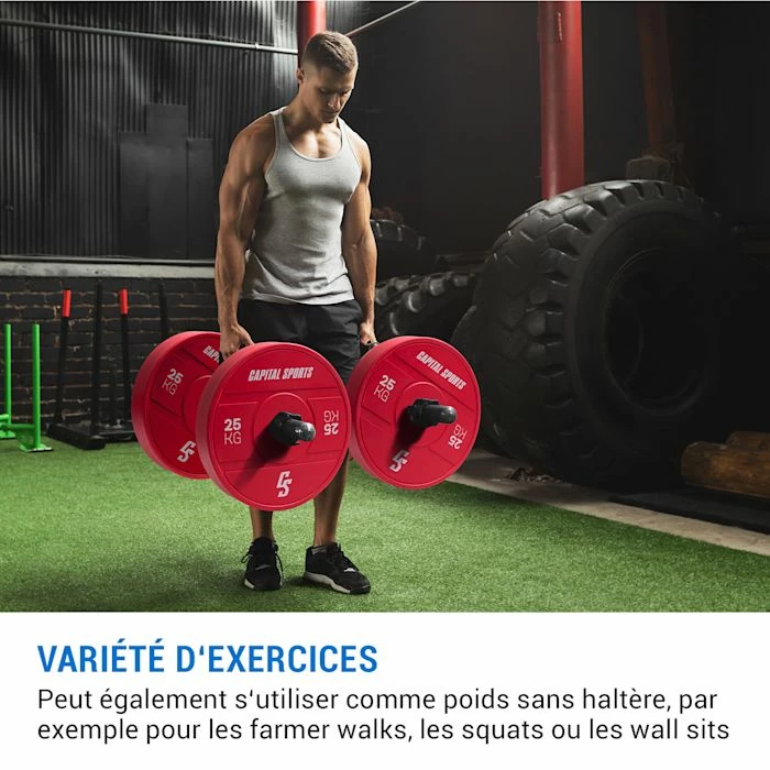 Vente flash 🔥 Capital Sports Disques Pour Haltère Nipton 2021 Plaque De Poids ✔️ 4 Vente flash 🔥 Capital Sports Disques Pour Haltère Nipton 2021 Plaque De Poids ✔️ – Image 4